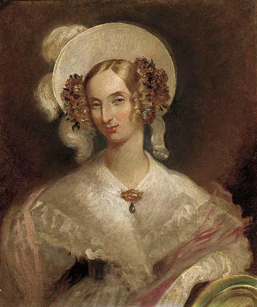 George Hayter Queen Louise of Belgium, Windsor 1837